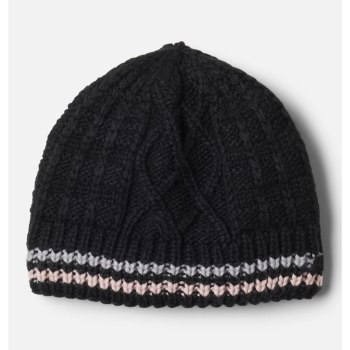 Columbia Cabled Cutie, Gorros Negros Grises Rosas Para Niño | 943106-TUD